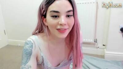 small dick british tattooed tgirl with sexy feet legs webcams solo - ashemaletube.com - Britain
