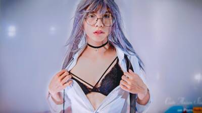 Cute Japanese Crossdresser in School Uniform & Cum - pornhub.com - Japan